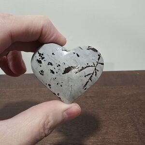 Picture Jasper Crystal Heart #D